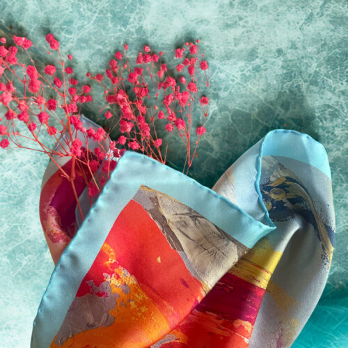 Foulard "Soleil d'Azur"