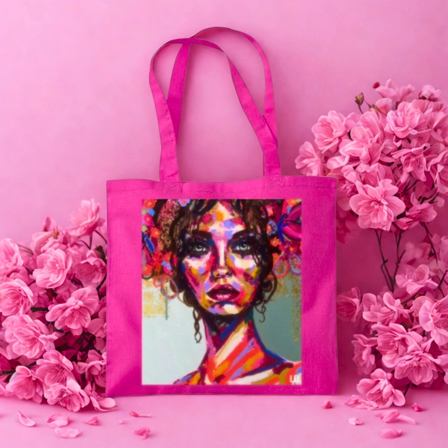 Tote Bag "Songe Fuschia"